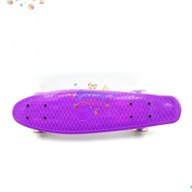 Riedlentė Pennyboard 58cm su šviečiančiais ratukais 22