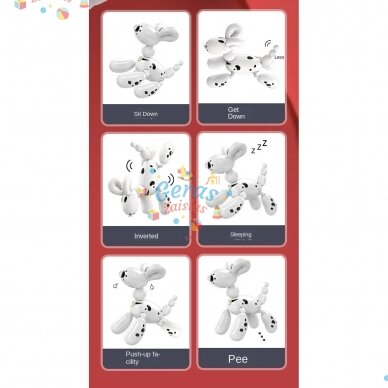 Balioninis Šuo su nuotolinio valdymo pulteliu Interaktyvus programavimas 5