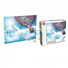 Dėlionė Jigsaw Puzzle Hot Air Balloon, 1000 det