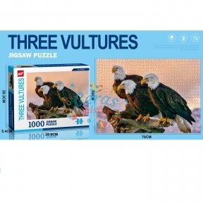 Dėlionė Jigsaw Puzzle Three Vultures, 1000 det