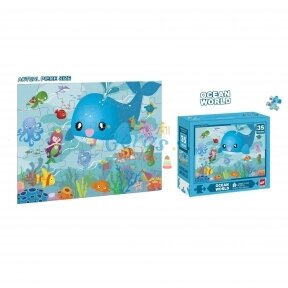 Dėlionė Jumbo Floor Puzzle Ocean World, 35 det