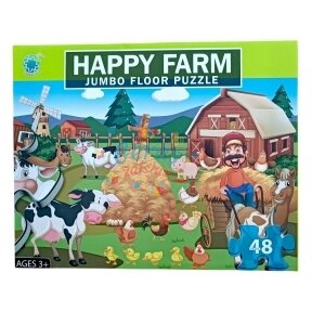 Dėlionė Puzzle Happy Farm, 48 det