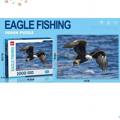 Dėlionė Jigsaw Puzzle Eagle Fishing, 1000 det