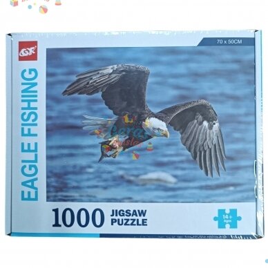 Dėlionė Jigsaw Puzzle Eagle Fishing, 1000 det 1