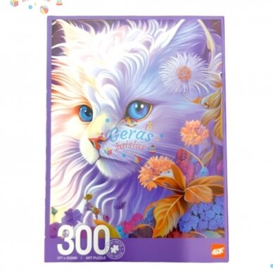 Dėlionė Jigsaw Puzzle Hand Painted Cat, 300 det 1