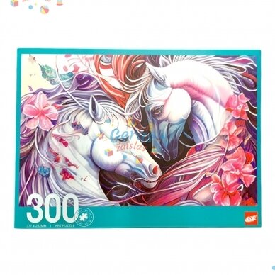 Dėlionė Jigsaw Puzzle Mystical Horses, 300 det 1