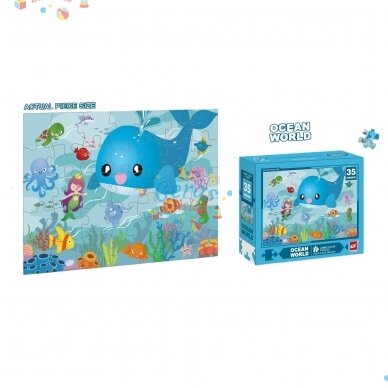 Dėlionė Jumbo Floor Puzzle Ocean World, 35 det