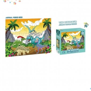 Dėlionė Jumbo Floor Puzzle The Dinosaur, 35 det