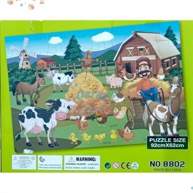 Dėlionė Puzzle Happy Farm, 48 det 1