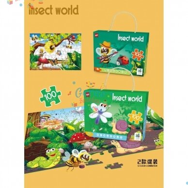 Dėlionė Puzzle Insect world, 100 det 3