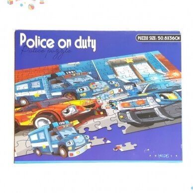 Dėlionė Puzzle Police On Duty, 100 det 1