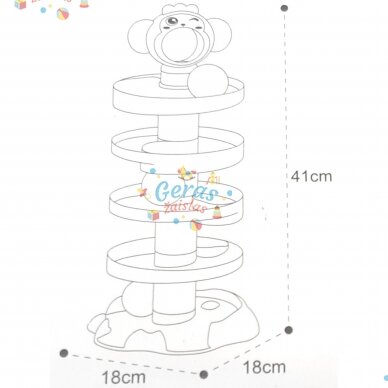 Lavinamasis žaislas BOKŠTAS - Beždžionėlė 18 mėn.+ 2