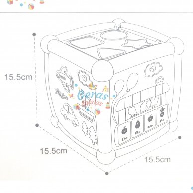 Lavinamasis žaislas KUBAS 18 mėn.+ 4