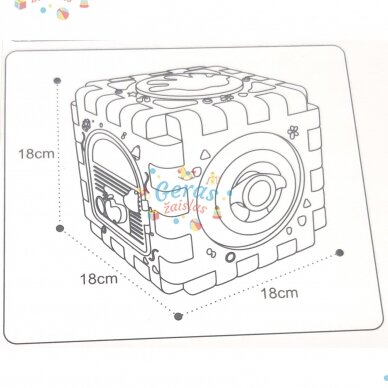 Lavinamasis žaislas KUBAS 18 mėn.+ 2