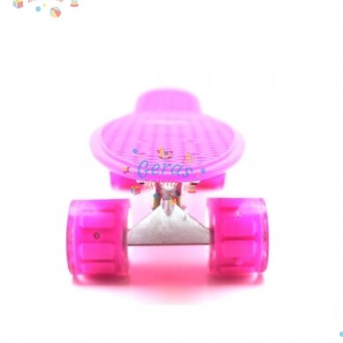 Riedlentė Pennyboard 58cm su šviečiančiais ratukais 9