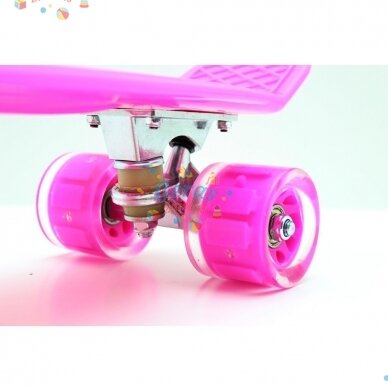 Riedlentė Pennyboard 58cm su šviečiančiais ratukais 10