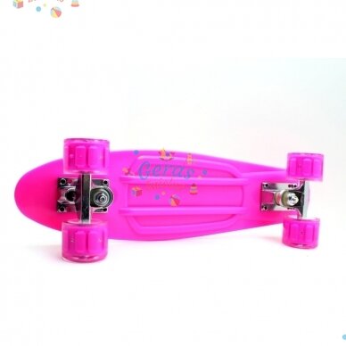 Riedlentė Pennyboard 58cm su šviečiančiais ratukais 11