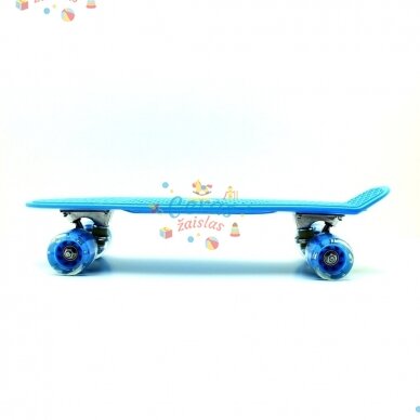 Riedlentė Pennyboard 58cm su šviečiančiais ratukais 16