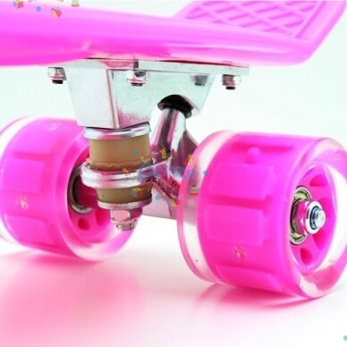 Riedlentė Pennyboard 58cm su šviečiančiais ratukais 2