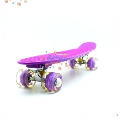 Riedlentė Pennyboard 58cm su šviečiančiais ratukais 7