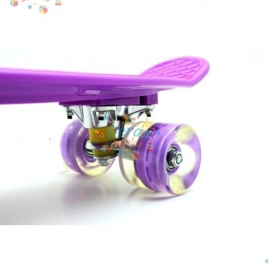 Riedlentė Pennyboard 58cm su šviečiančiais ratukais 8