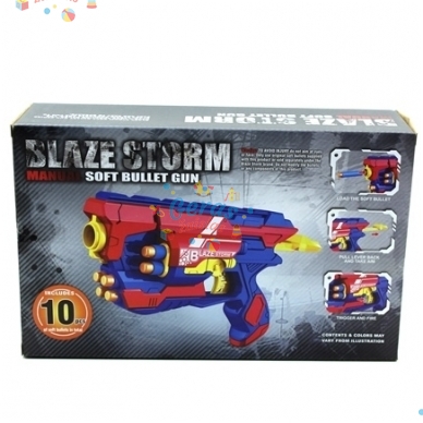 Šautuvas Minkštomis Kulkomis "Blaze Storm" 3