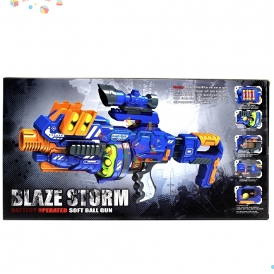 Šautuvas Minkštomis Kulkomis "Blaze Storm" 3